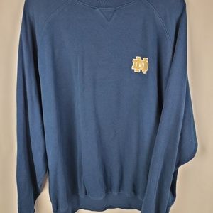 Notre Dame Fighting Irish Blue Sweater Crew